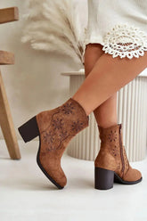 Step in style Women's ankle heel boots from the Jezzi brand  Adomoo